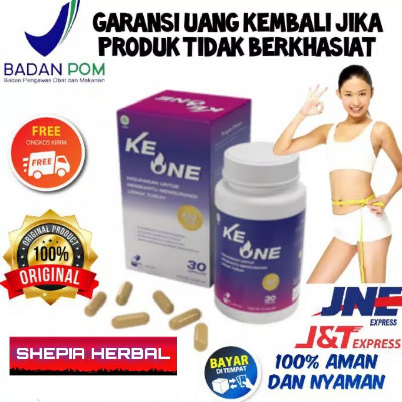 Ke One Asli KeOne Original Obat Pelangsing Herbal Obat Diet Penurun Berat Badan Asli