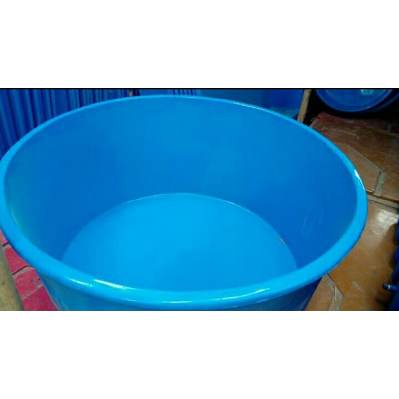 Bak / kolam ikan fiber bulat uk. 125x60cm