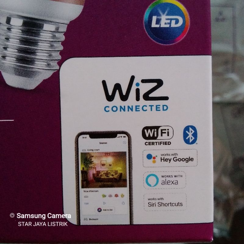 Philips LED Smart WiFi 9W Tunable White&amp;RGB / LED Smart Wifi Dengan Bluetooth 8W&amp;13W Tunable White&amp;RGB