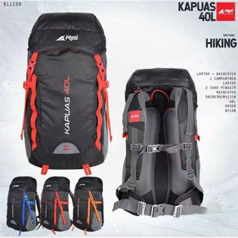 Tas Ransel Rei Kapuas 40L Original 100%