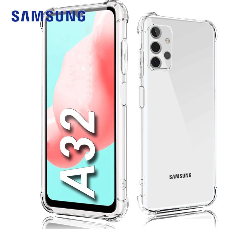 Anticrack Samsung A22 4G 5G A32 4G A52 A52s A72 2021 Silikon Case Jelly Lembut Softcase Transparan