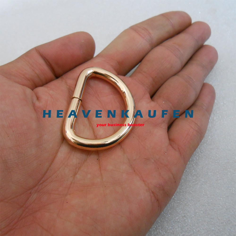 Ring D Tas 3 cm Gold Muda / Emas Muda Tebal 4,5 mm Kualitas Premium