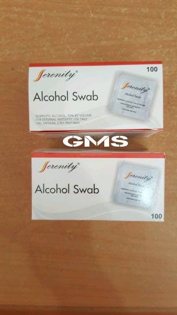 Alkohol Swab / Tissue Alkohol Box Isi 100 Pcs