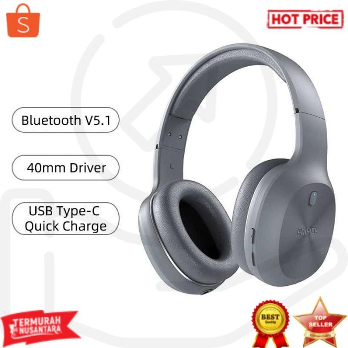 Edifier Bluetooth Headphone Headset with Mic - W600BT