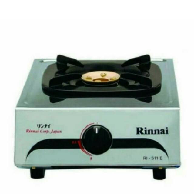 Kompor gas rinnai 1tungku 511e stenlis