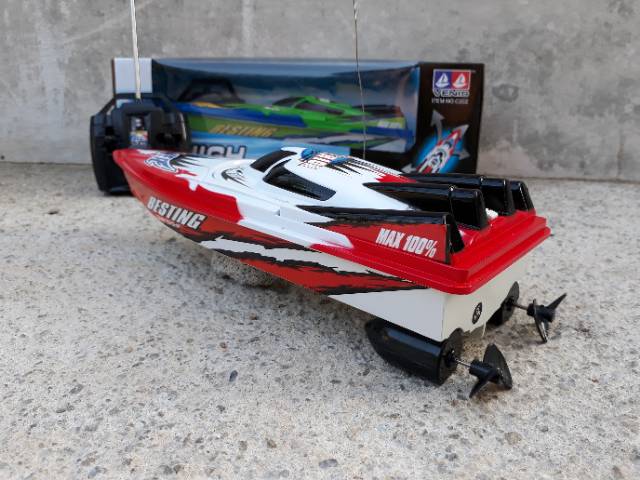 RC PERAHU BOAT REMOTE CONTROL MAINAN ANAK EDUKATIF RADIO KONTROL BATRE