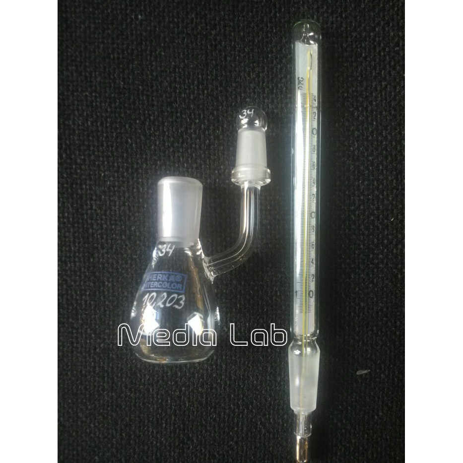 Pycnometer with Thermometer 10ml HERKA | Piknometer Thermometer
