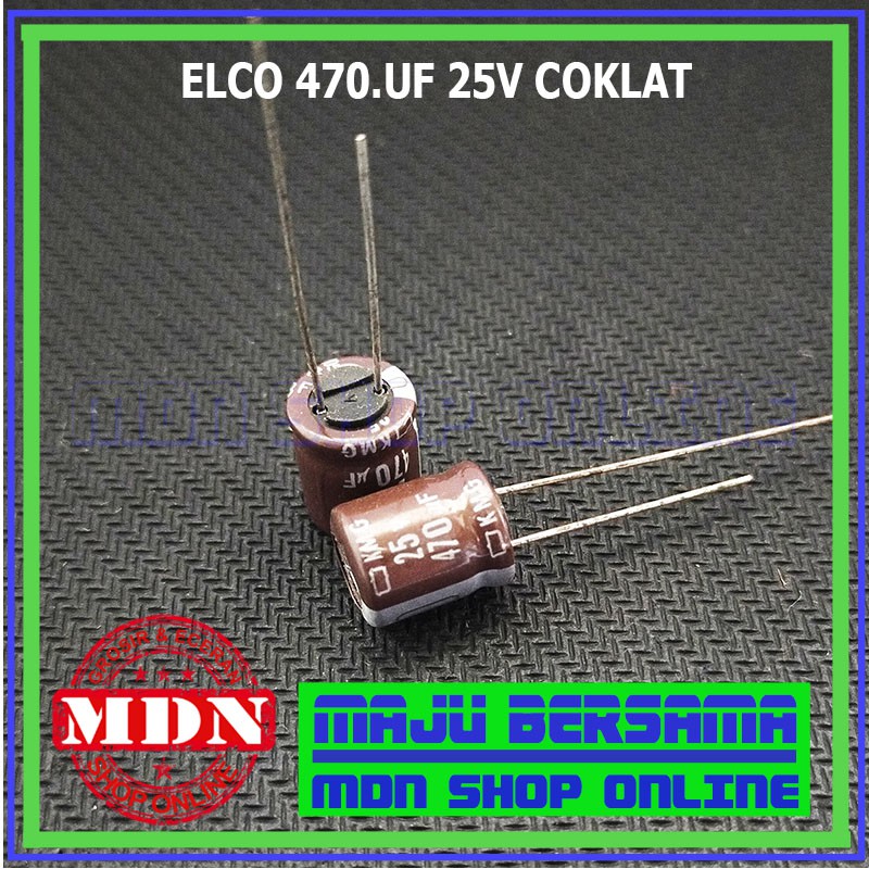 Elco 470uf 25v - kapasitor 470uf 25v