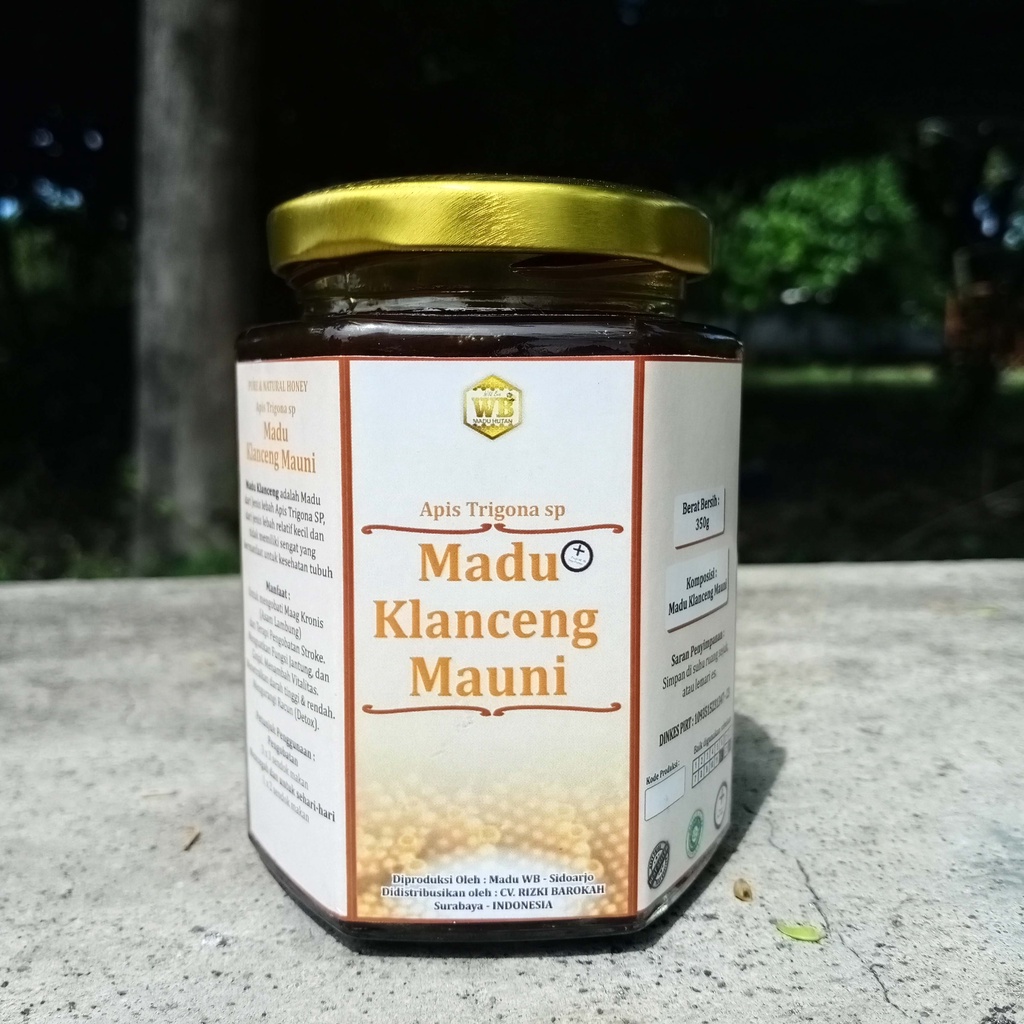 

Madu Klanceng Mauni / Lebah Apis Trigona - Garansi Murni & Asli 100%-Wild Bee-kemasan try kit