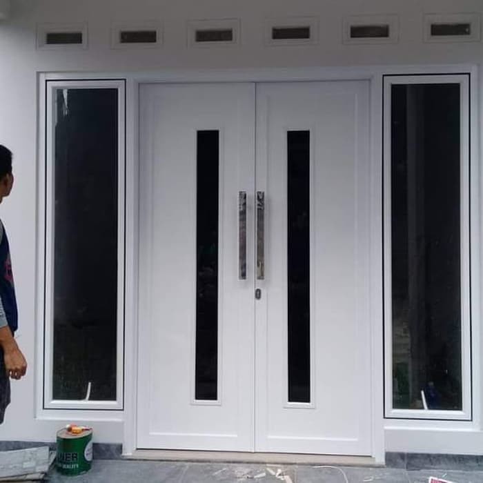  Pintu  Aluminium  Double 210x160 Shopee Indonesia