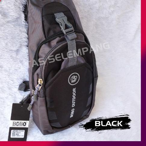 ➥ Tas BOBO OUTDOOR ORIGINAL ANTI AIR Tas Selempang Pria Waterproof Sling Bag Cowok Tas Dada Depan La