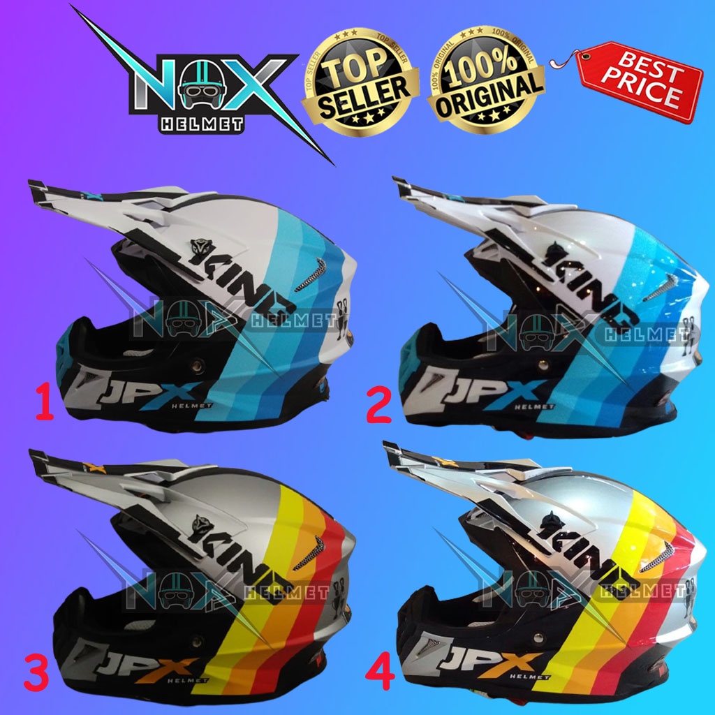 Helm Cross JPX X37 King (Ongkir 2kg)