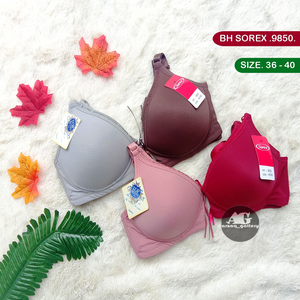 BH SOREX 9850 | Bra sorex kancing dua bh sorex motif pori | Bh Wanita | Bra Wanita | Pakaian Dalam Wanita