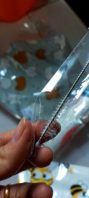 5pcs Sikat Pembersih Sedotan Bahan Stainless Steel