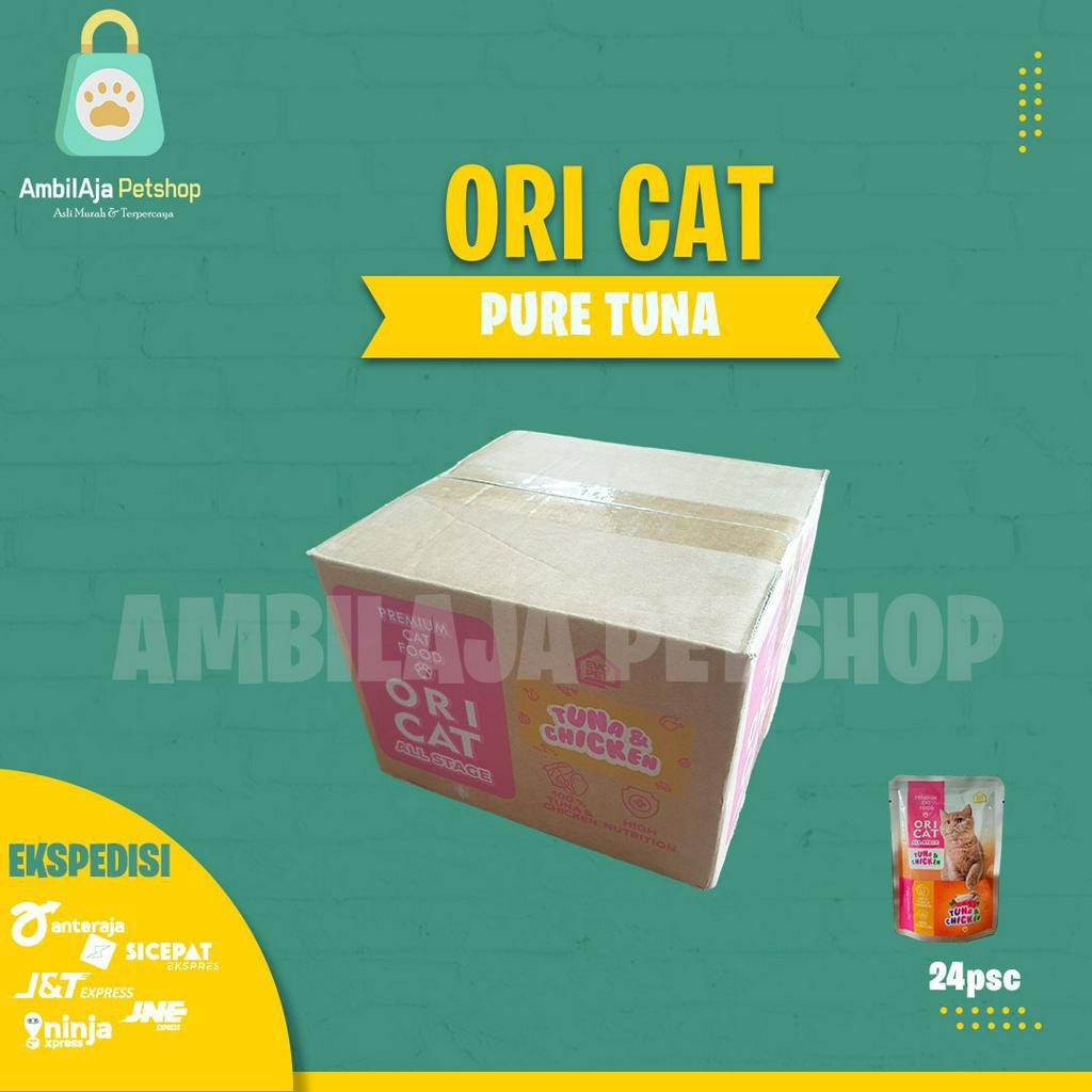 Makanan Kucing Basah ORI CAT Pouch All Stage 1 Dus isi 24psc