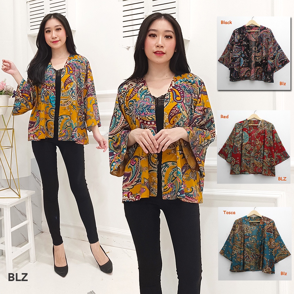 𝑱𝒂𝒌𝒂𝒓𝒕𝒂𝑭𝒂𝒔𝒉𝒊𝒐𝒏 cardigan semi blazer outer bohemian motif etnik bahan adem boho style kantor