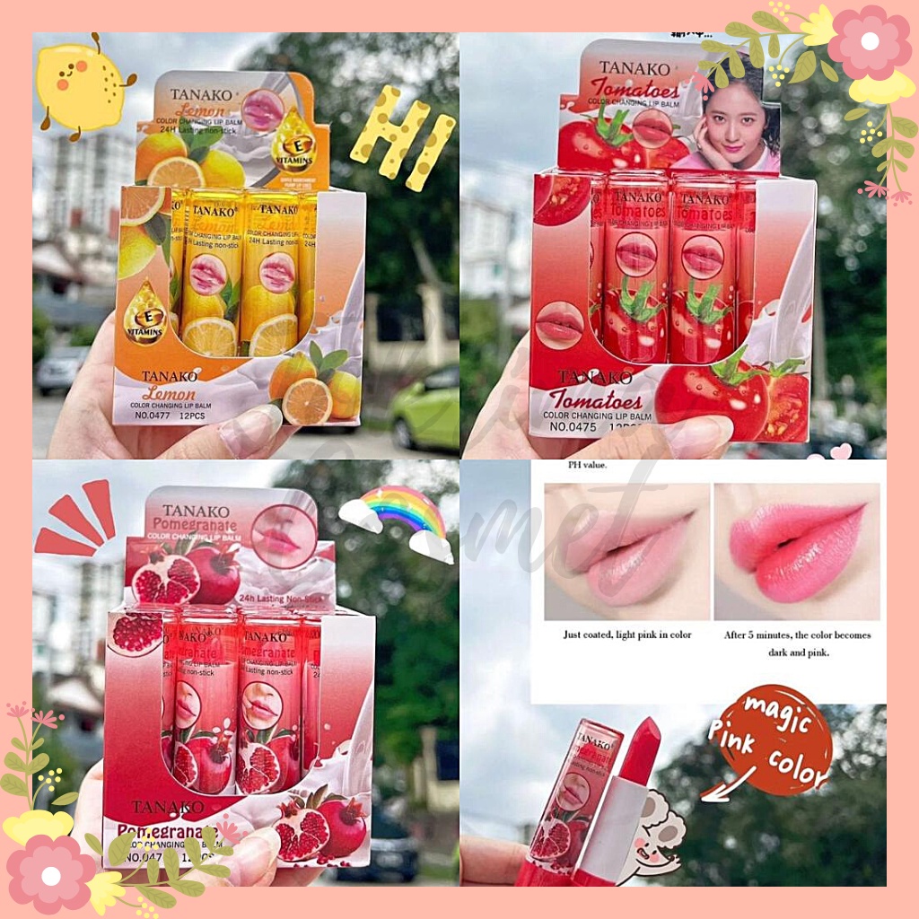 [LUSINAN] Lipbalm Magic Tanako Pink Dan Melembabkan