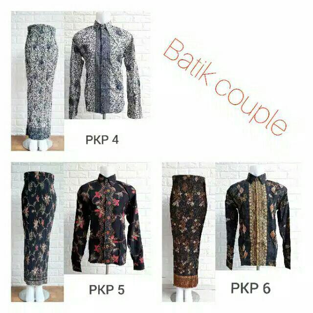 Couple Rok Plisket Dan Kemeja Panjang Batik Murah/couple Pasangan Terbaru/couple Keluarga