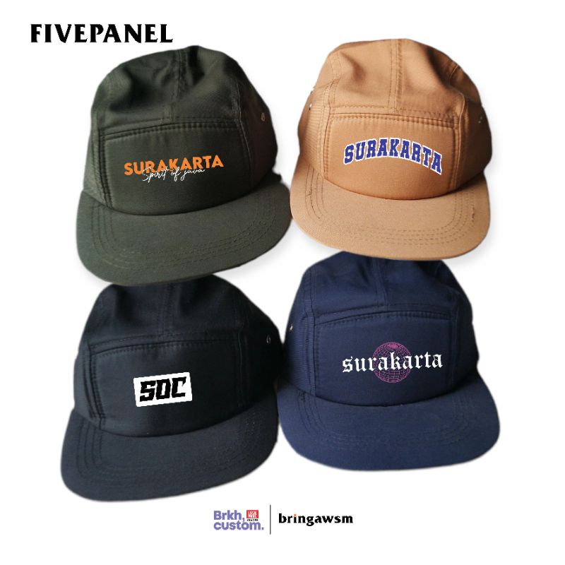 TOPI FIVEPANEL | TOPI DISTRO | persis solo | surakartans | solo | b6