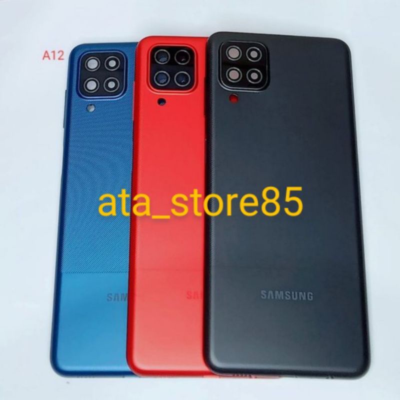 Backdoor Backdor Backover BC Back Casing Kesing Tutup Belakang Baterai Samsung Galaxy A12 | A 12 Original