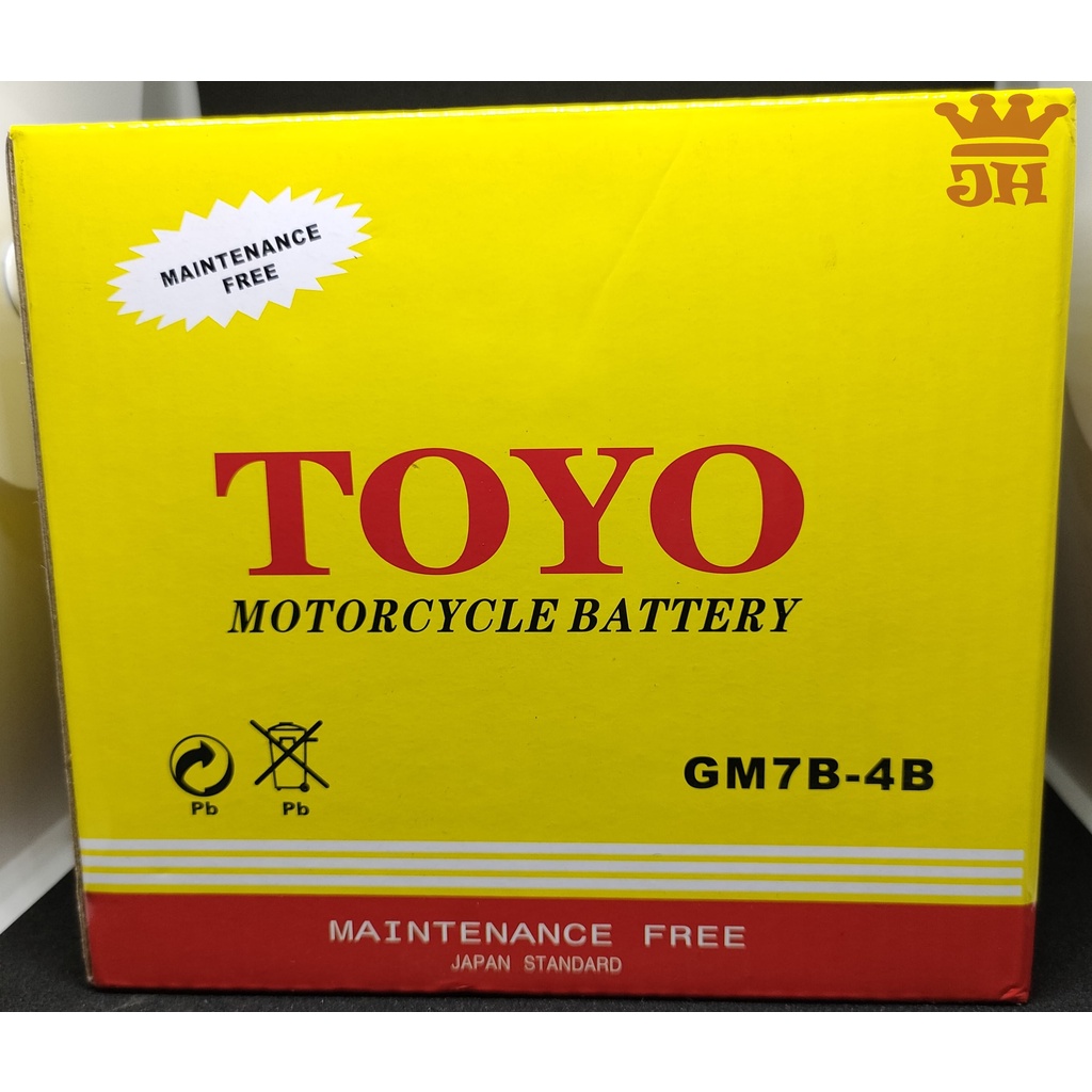 Aki motor TOYO GM7B -4B MF TIGER NOUVO SCORPIO