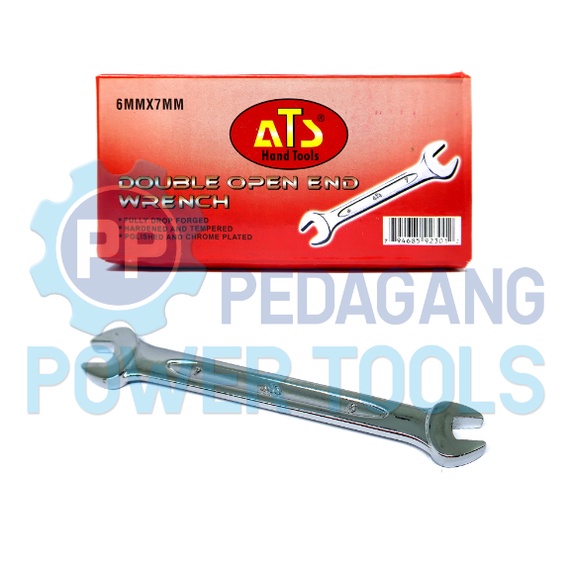 ATS KUNCI PAS 6 X 7 MM 6X7 DOUBLE OPEN END SPANNER WRENCH INGGRIS
