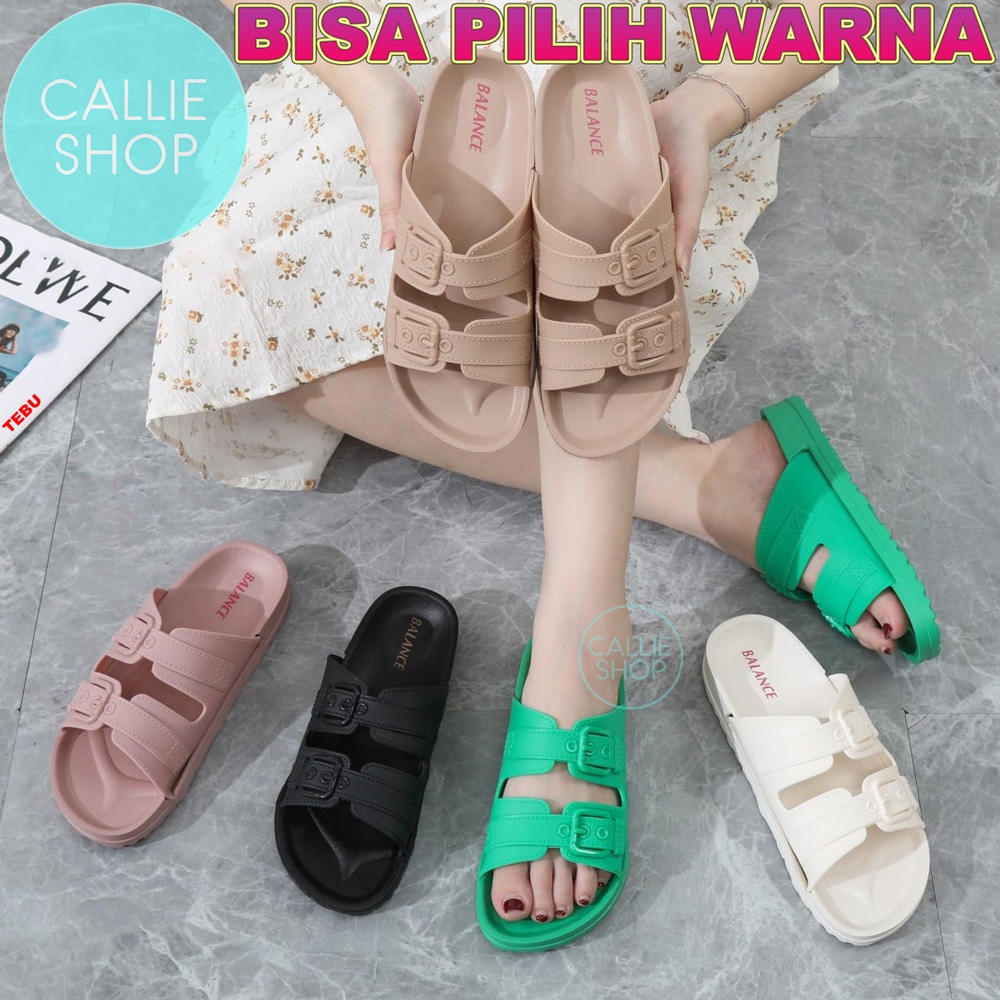 Sandal Wanita Selop Birken Jelly Import Balance 1301-W1 BAN2GSP2