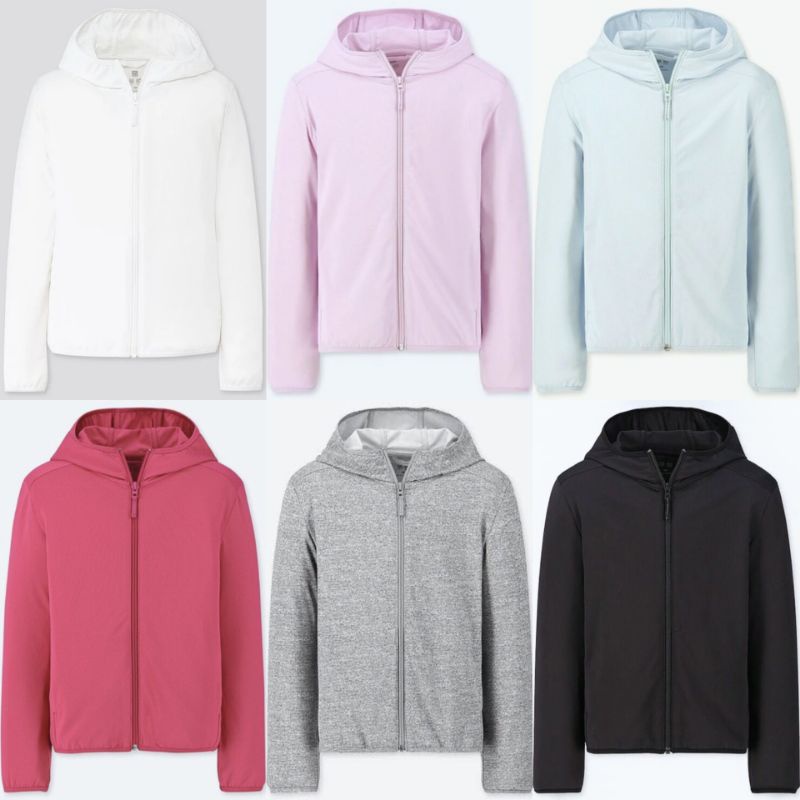 Jaket hoodie anak uniqlo/Uniqlo kids Jaket Airism/Jaket anak Uniqlo kids