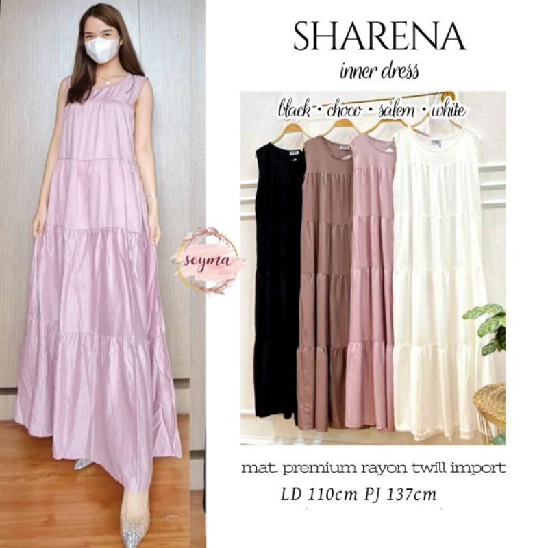 Sharena Inner Dress Babydoll Rayon Twill Premium