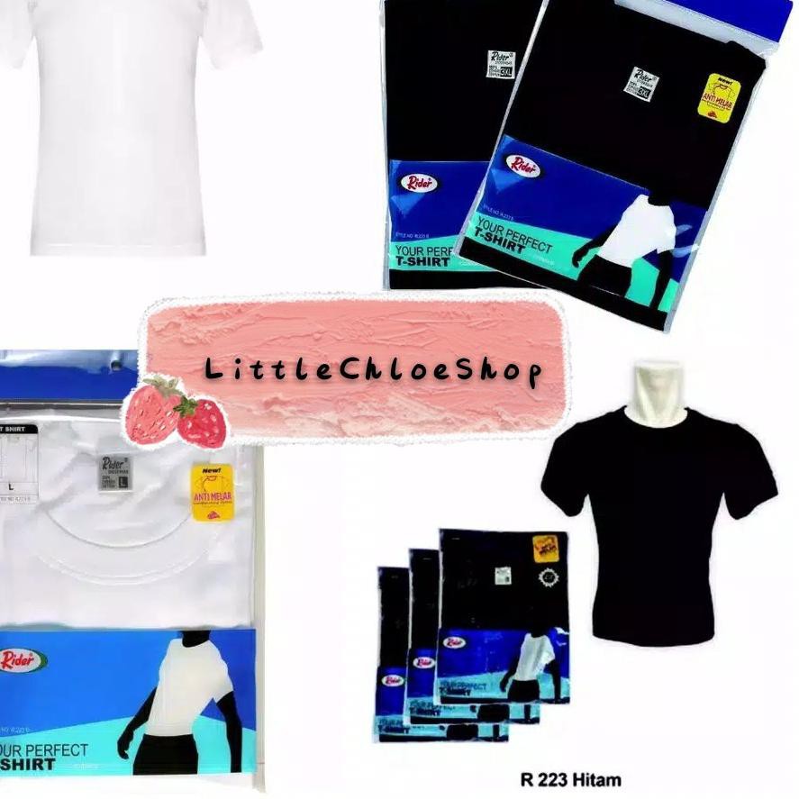 [BEST SELLER] Kaos Oblong Rider | Kaos Oblong Putih | Oblong polos | Kaos anti melar | Oblong Rider