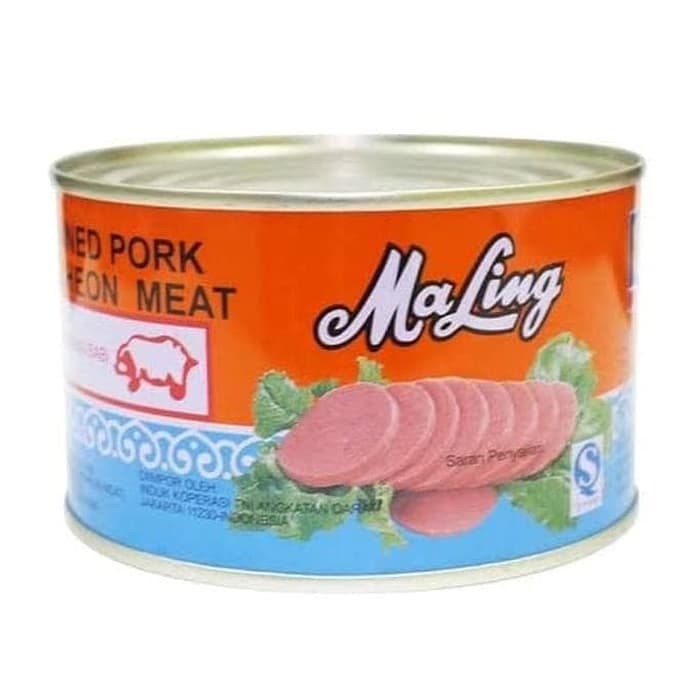 

Da202X6 Maling Ham Babi / Pork Luncheon Meat / Kornet Babi 397 Gr Xa20X1