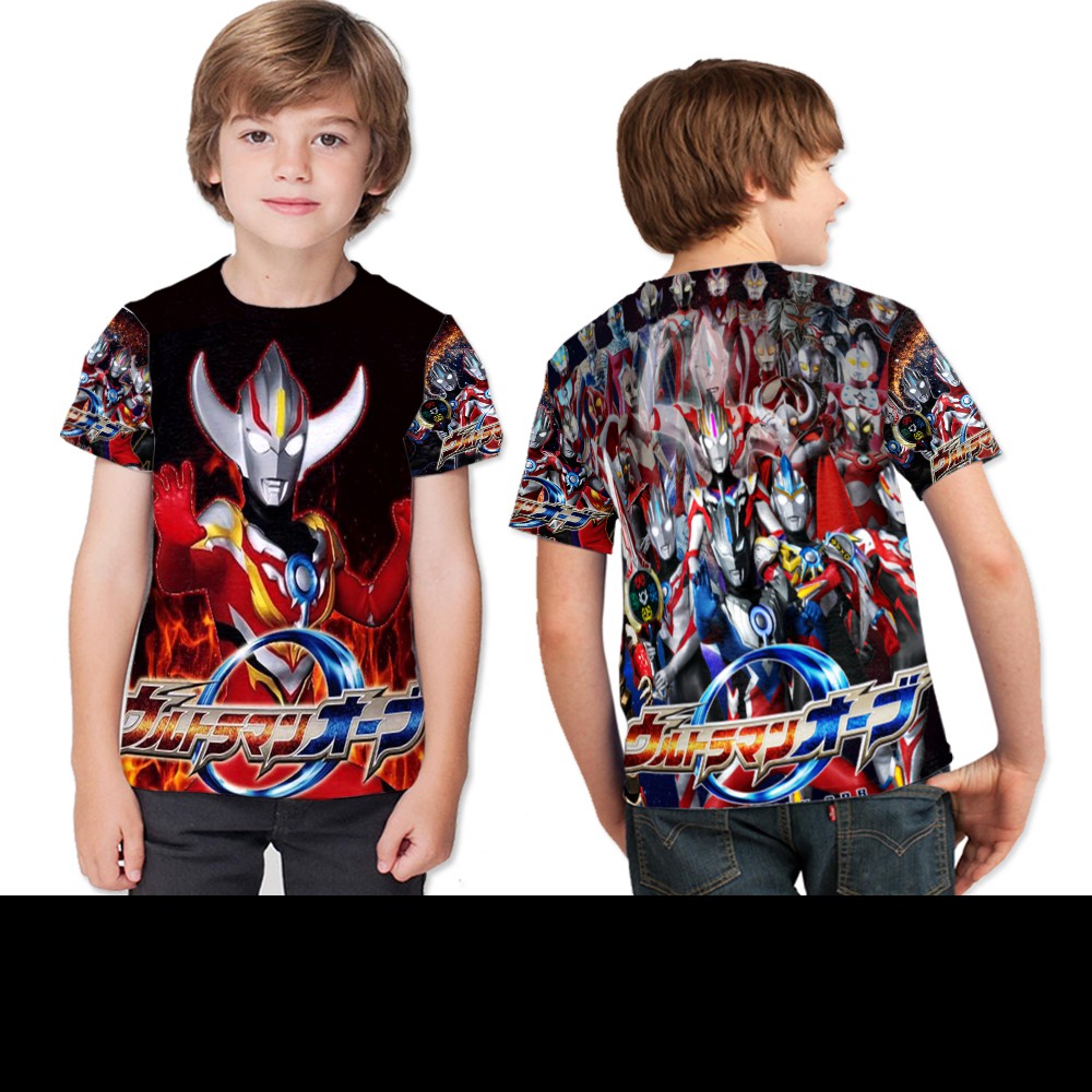 Kaos Anak Murah Ultraman Orb Fullprint | Kaos baju Anak Ultraman Orb | Baju Anak Ultraman Orb