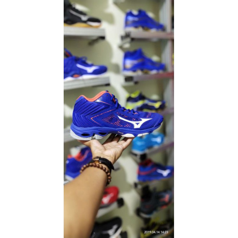 Sepatu mizuno voli wlz5 mid ori 100%