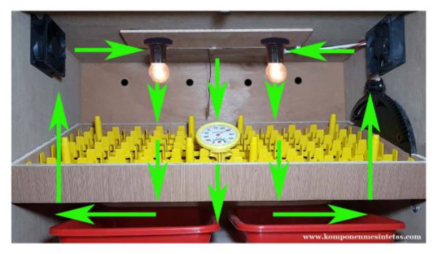 Pemutar Telur untuk Mesin Tetas Otomatis sistem Rak Ayun