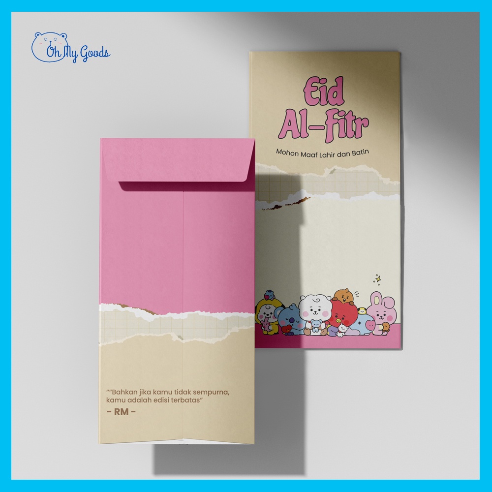 

Amplop Lebaran BT21 - BTS Quote (Beli min. 2 pcs)