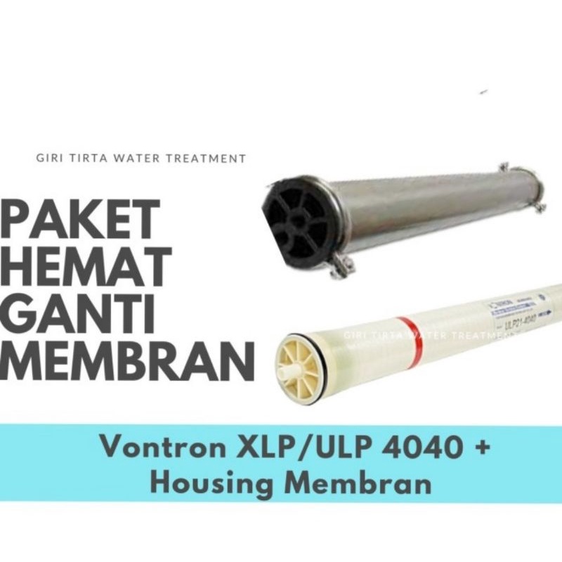 Giri Tirta - Paket Membran Reverse Osmosis RO 2000 GPD dan Housing Membran 4040