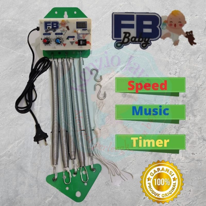 Mesin ayunan listrik musik timer 5 per