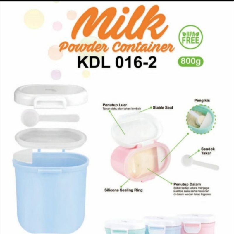 KANDILA Milk Compartment Large 800ml  Tempat Susu Bubuk Milk Container