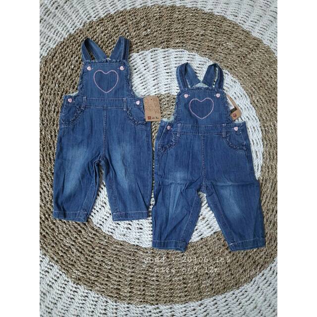 Overall Dark Blue Impor Anak Perempuan