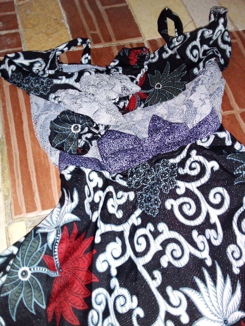 Dress Freya Batik Kids 2-5 Th S M L+bandana