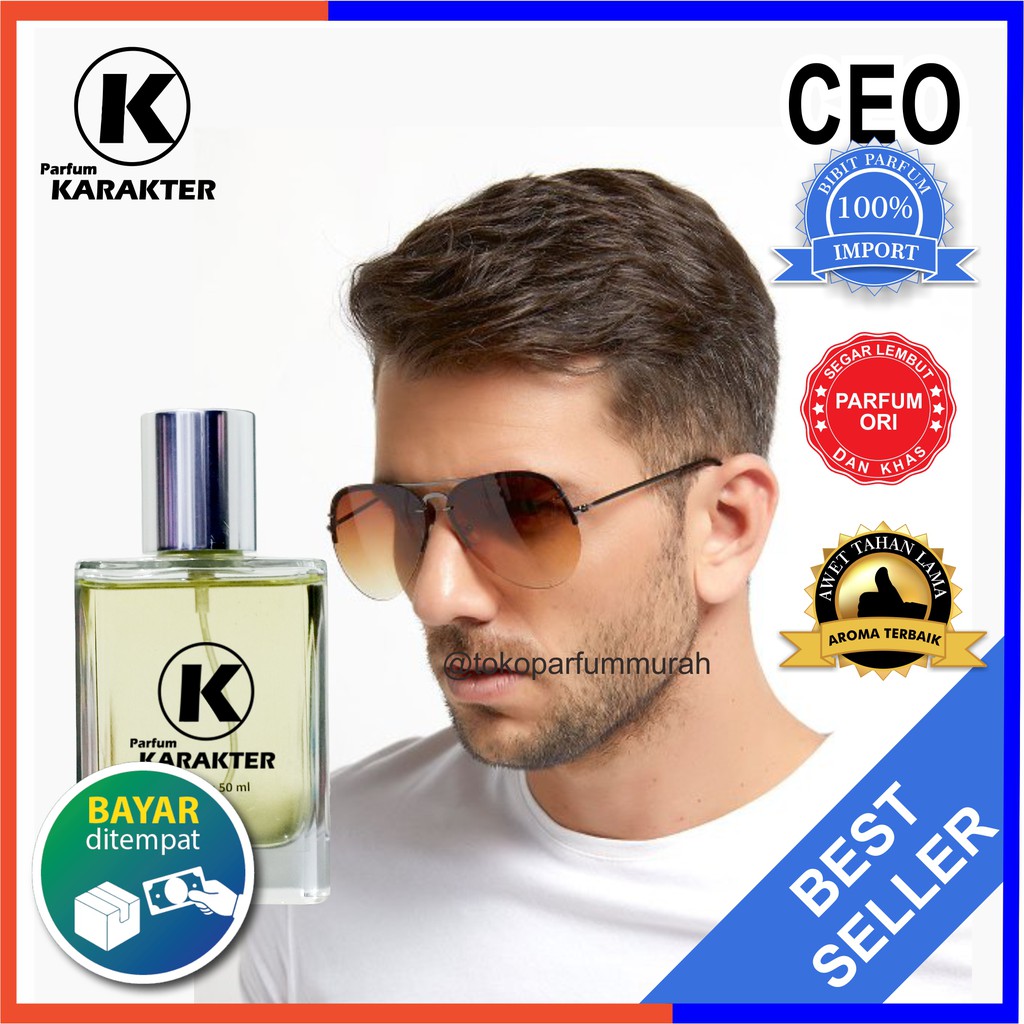 Bisa Cod | Parfum Cowok Ceo  Bibit Parfum Import Wangi &amp; Tahan Lama  Kemasan 50ml