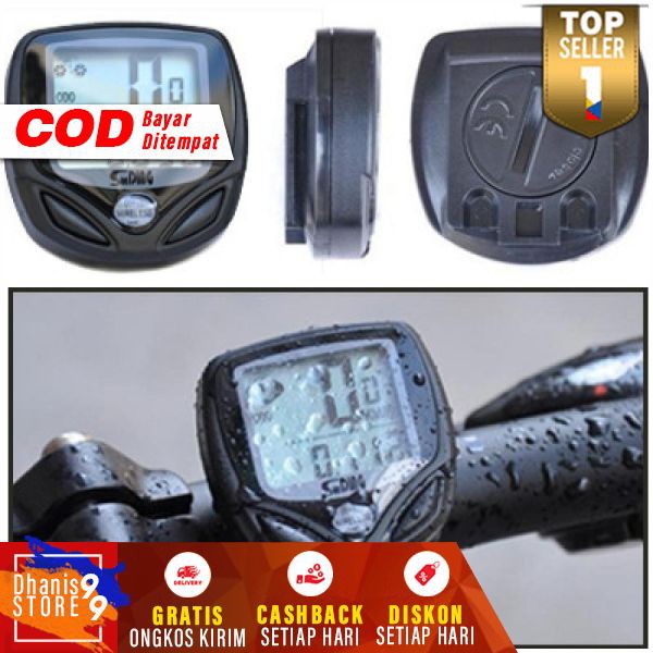 Speedometer Sepeda Wireless Display LCD Spidometer Speda MTB Speedo Meter Ontel Outdoor Gunung