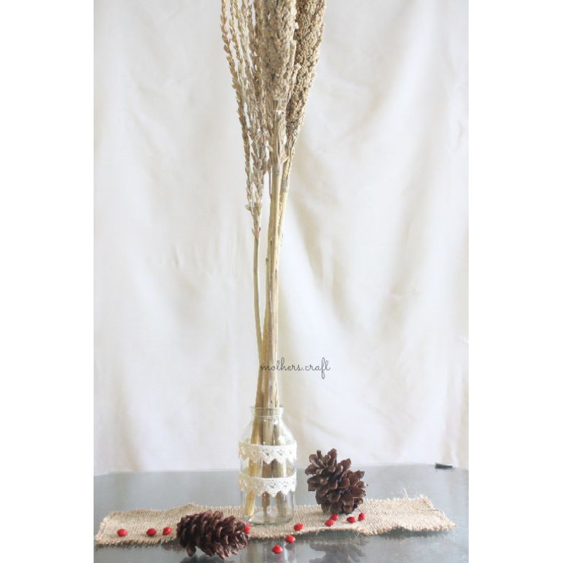 VAS KACA VAS BUNGA RENDA MINI