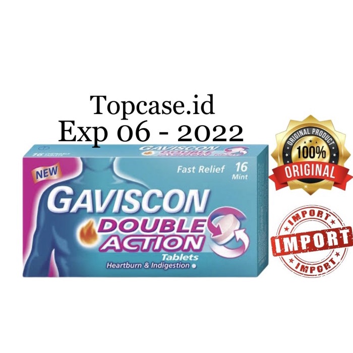 Gaviscon double action tablet 16 tabs