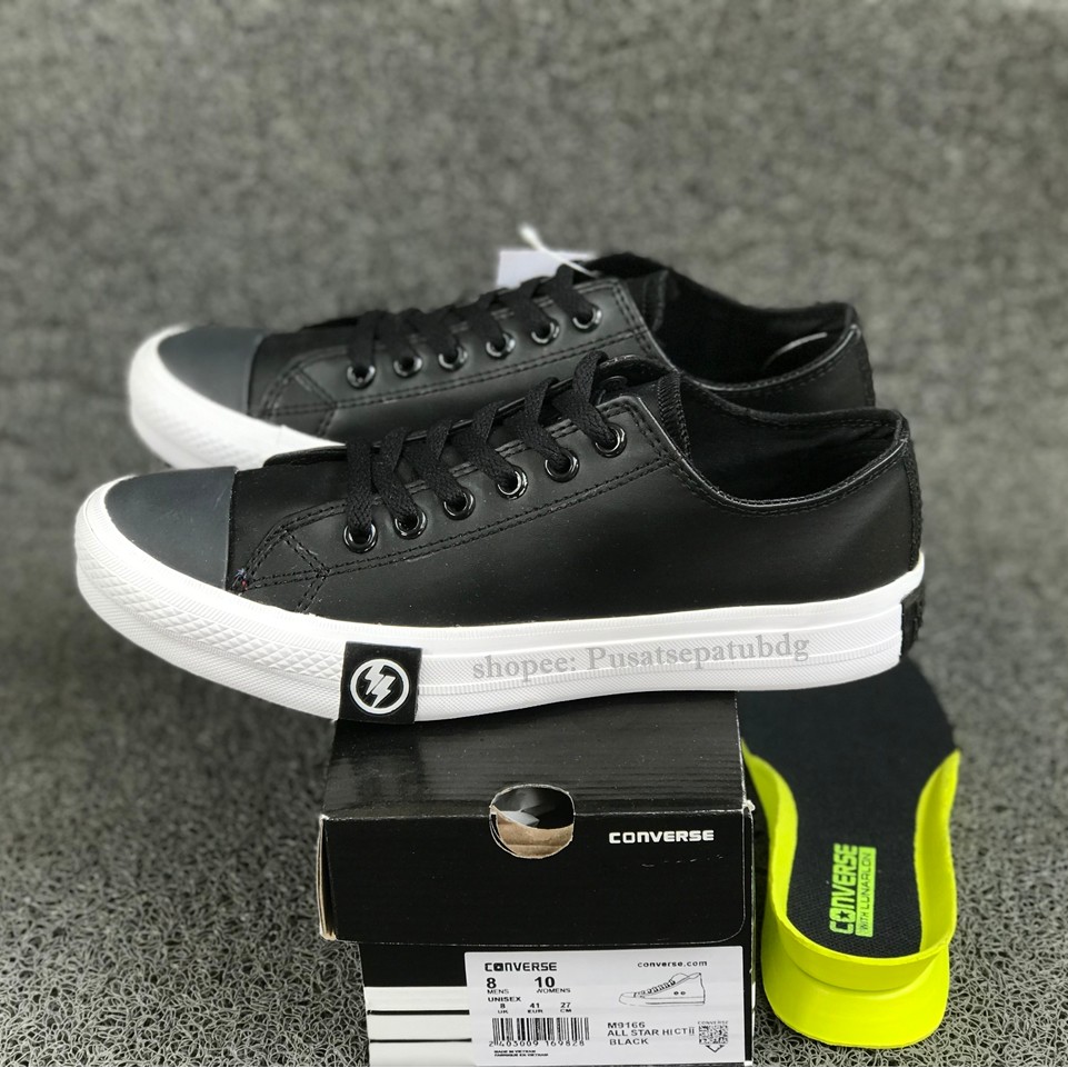 Sepatu Converse Undefeated Low Piu Black