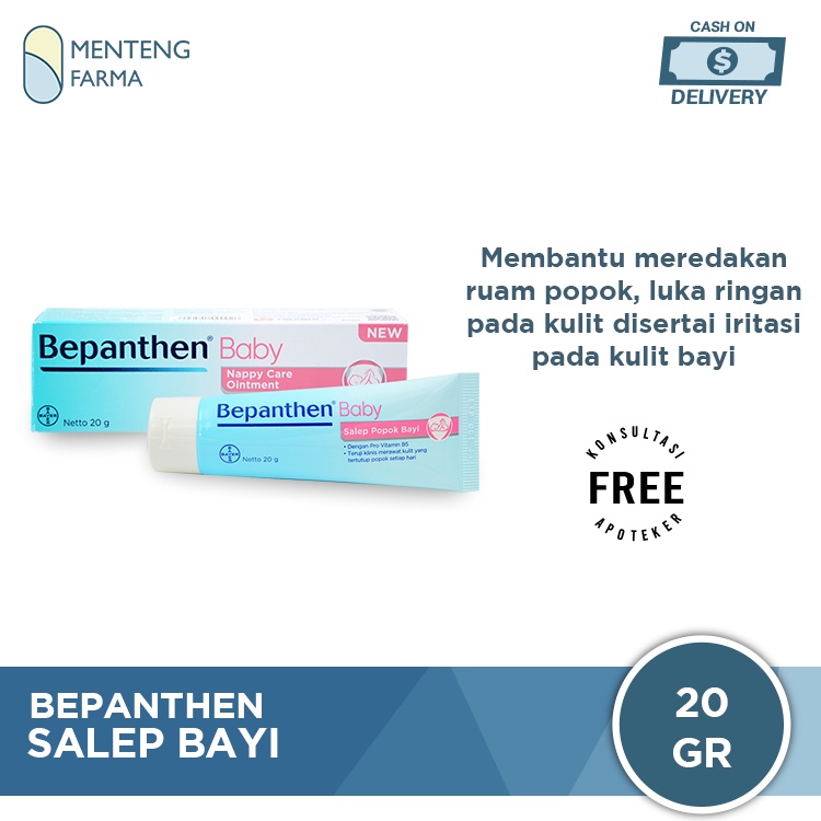 Bepanthen Salep Bayi 20 Gram - Salep Ruam Popok Bayi dan Luka Lecet