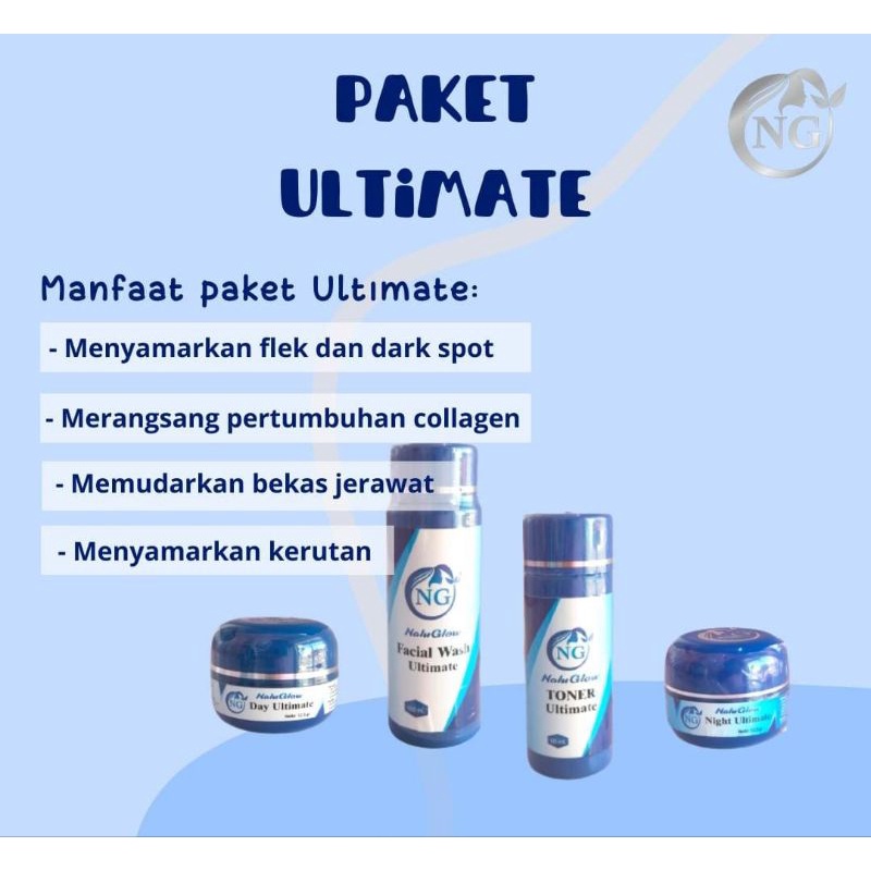 NALU GLOW ULTIMATE FLEK/BRIGHTENING SERIES SKINCARE BPOM