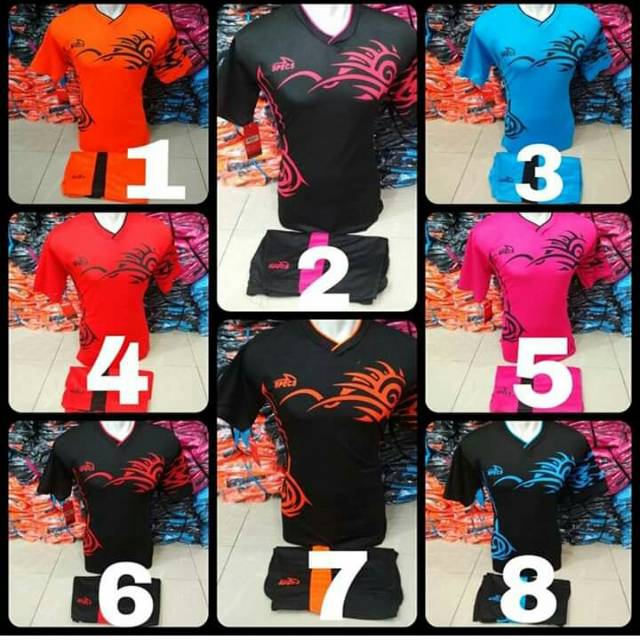 kaos futsal voly setelan jersey baju olahraga specs