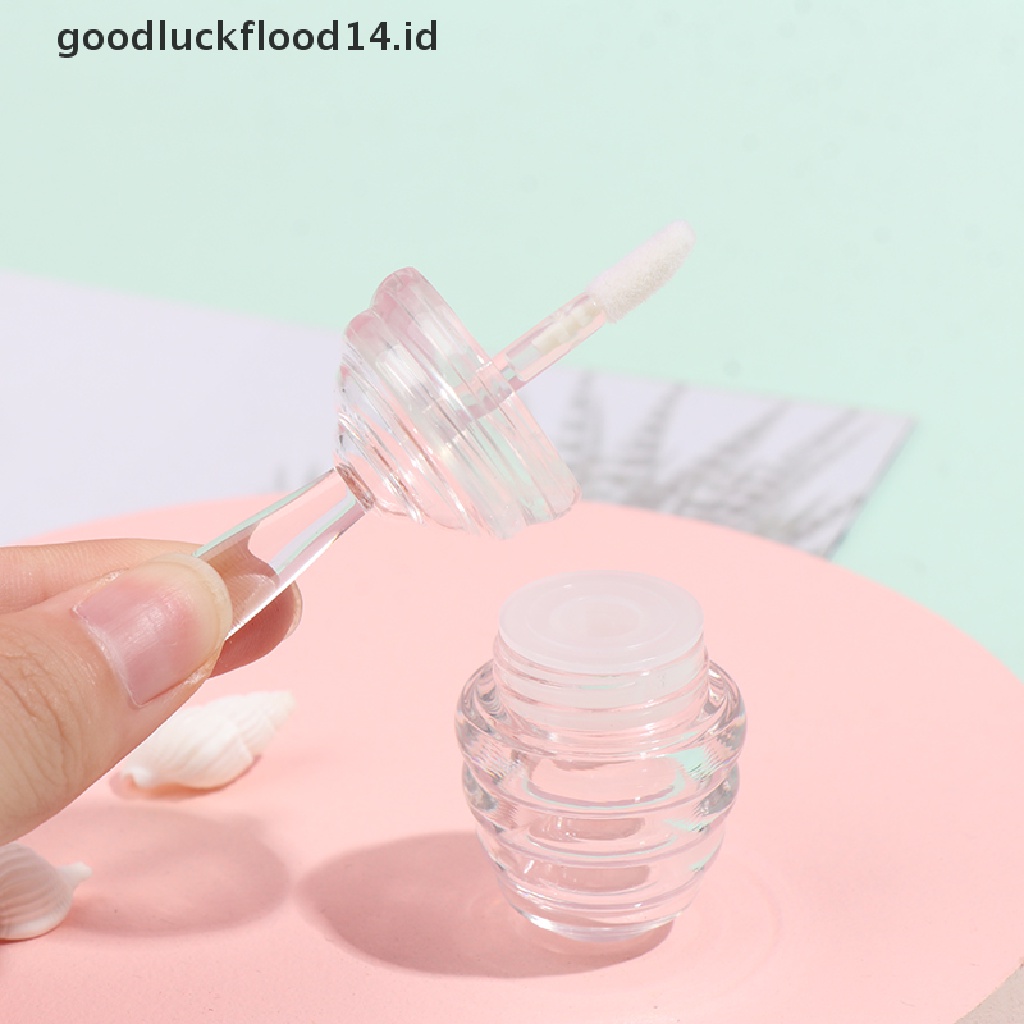 [OOID] 5/10Pcs Empty Lip Gloss Tube Containers Clear Mini Refillable Lip Balm Bottles ID