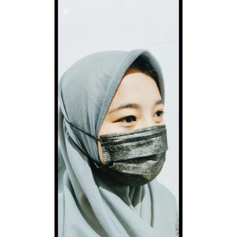 Masker 3 ply Headloop Hijab Orlee bagus murah